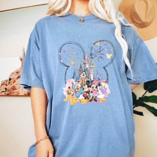 Comfort Colors® Mickey And Friend T-Shirt, Disney Castle Shirt