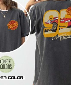 Two sided Retro Lightning McQueen Shirt, Disney Cars Shirt