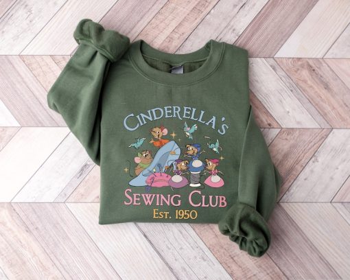 Vintage Disney Cinderella's Sewing Club Est 1950 Shirt