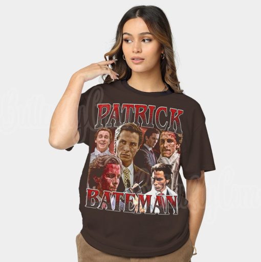 Vintage Style Patrick Bateman T Shirt