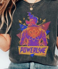 Retro 90s Disney A Goofy Movie Powerline Neon Portrait Shirt