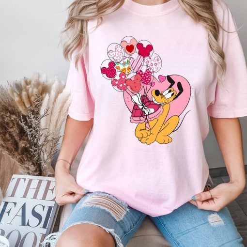 Comfort Colors® Disney Pluto Valentines Day Shirt