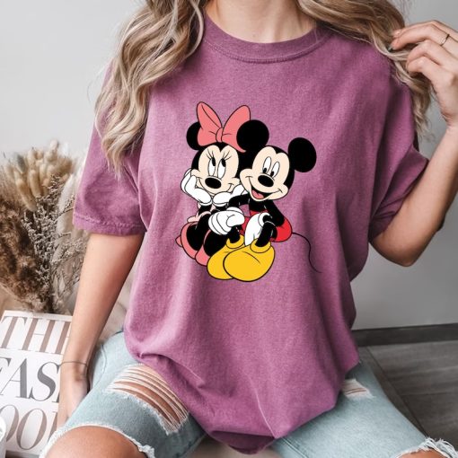 Comfort Colors® Disney Mickey and Minnie Valentines Day Shirt