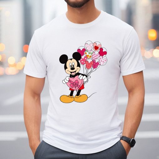 Comfort Colors® Mickey and Minnie Couple Valentines Day Shirt