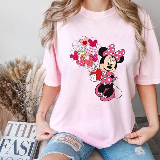 Comfort Colors® Mickey and Minnie Couple Valentines Day Shirt