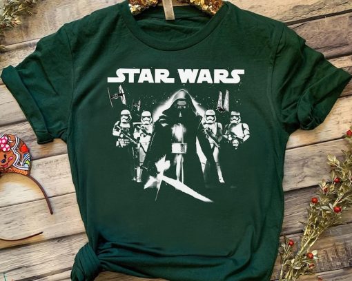 Star Wars Kylo Ren & Stormtrooper Ready To Fight Retro Shirt