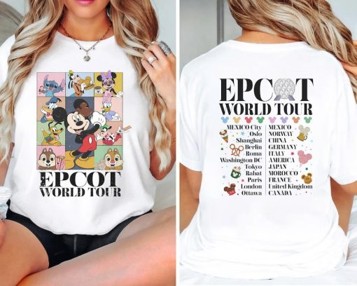 Disney Epcot World Tour Shirt, Drink Around the World Shirt