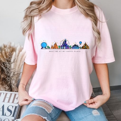 Comfort Colors® Meet Me At My Happy Place Shirt