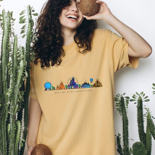 Comfort Colors® Meet Me At My Happy Place Shirt