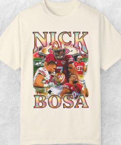 Nick Bosa Vintage 90s Style Unisex T-shirt