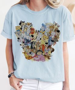 Comfort Colors® Disney Dogs Shirt, Heart From Dogs Shirt, Heart Shirt