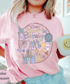 Best Birthday Ever Comfort Colors Shirt, Disney Castle Shirt