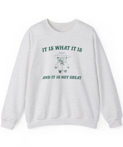 It is what it is and its not great Unisex Heavy Blend™ Crewneck