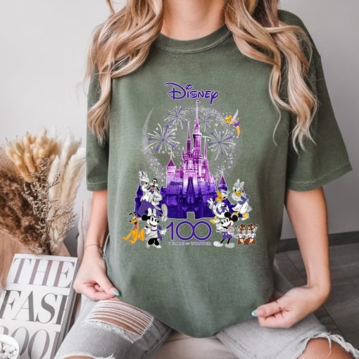 Comfort Colors® Disney 100 Years Of Wonder T-Shirt, Disney Vacay Shirt