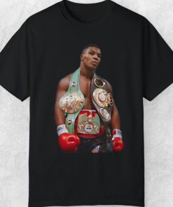 Mike Tyson Heavy Weight Champion Belts 90s Vintage Style Unisex