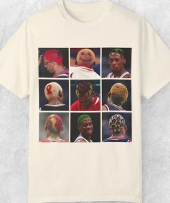 Dennis Rodman Hair Style Collection 90s Vintage Style Streetwear