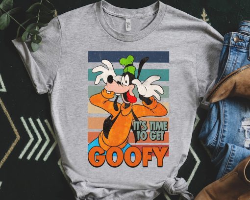 Vintage 90s It's Time To Get Goofy Shirt, Funny Disney T-shirt