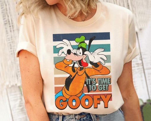 Vintage 90s It's Time To Get Goofy Shirt, Funny Disney T-shirt