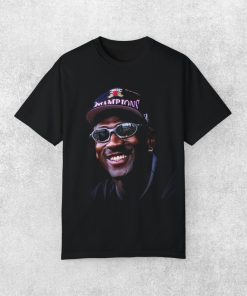 Basketball Legend MJ Champion 90s Vintage Style Graphic Bootleg Shaq