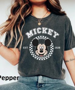 Mickey Checkered Shirt, Mickey Mouse Shirt, Mickey Minnie Shirt