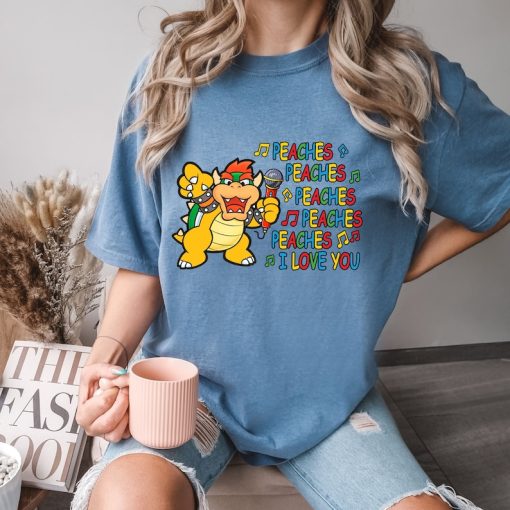 Comfort Colors® Peaches Peaches Song Shirt, Super Mario Shirt