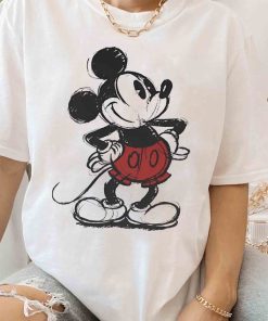 Disney Mickey & Friends Cute Minnie Mouse Doodle Shirt