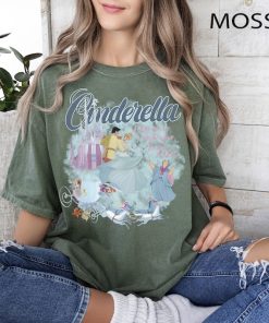 Disney Cinderella Comfort Colors Shirt, Walt Disney Princess Shirt