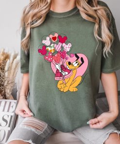 Comfort Colors® Disney Pluto Valentines Day Shirt