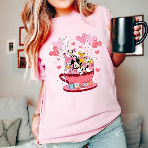 Comfort Colors® Mickey and Friend Valentines Day Shirt