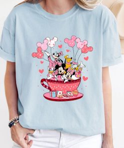 Comfort Colors® Mickey and Friend Valentines Day Shirt