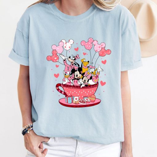 Comfort Colors® Mickey and Friend Valentines Day Shirt