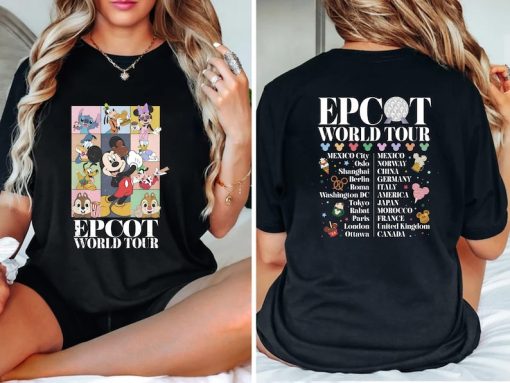 Disney Epcot World Tour Shirt, Drink Around the World Shirt