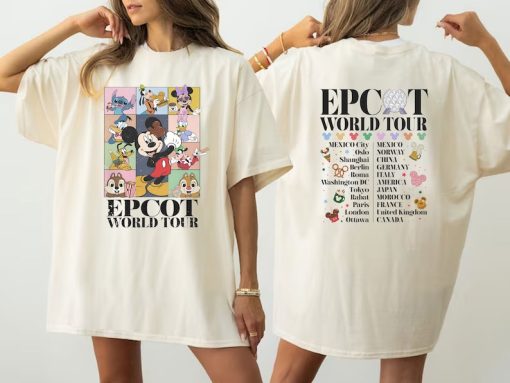 Disney Epcot World Tour Shirt, Drink Around the World Shirt