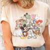 Cute Disney Mickey Mouse & Toy Story Characters Squad Take Photo Retro