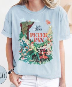 Retro Peter Pan Comfort Colors Shirt, Neverland Shirt