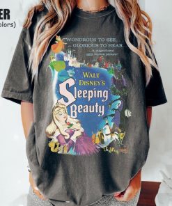 Vintage Sleeping Beauty Comfort Colors Shirt, WDW Aurora Shirt