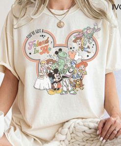 Retro Disney Toy Story Shirt, You're Got A Friends In Me Shirt