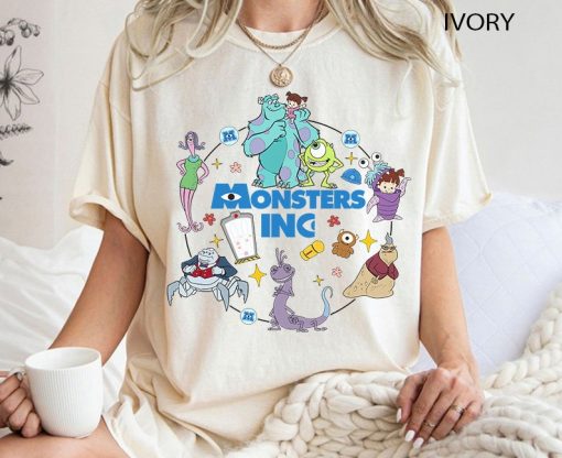 Disney Monsters Inc Shirt, Monster Inc Characters Shirt