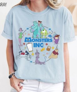 Disney Monsters Inc Shirt, Monster Inc Characters Shirt