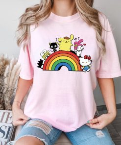 Comfort Colors® Rainbow Valentine Shirt, Cats Lover Shirt