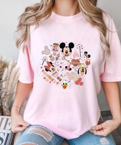 Comfort Colors® Disney Valentines Day T-Shirt, Valentines Day T-Shirt