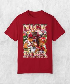 Nick Bosa Vintage 90s Style Unisex T-shirt