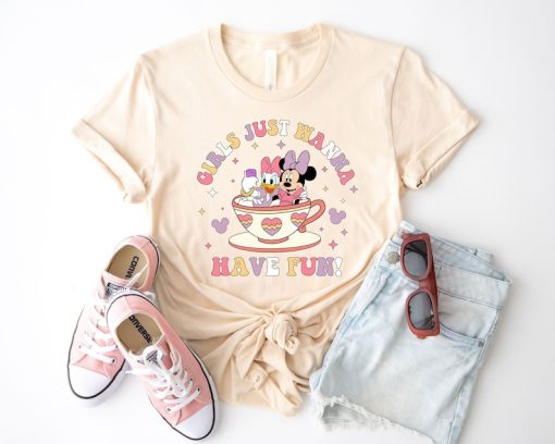 Girls Just Wanna Have Fun Disney Besties T-Shirt