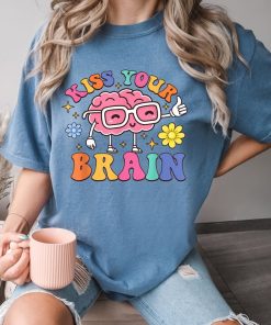 Comfort Colors® Kiss Your Brain Shirt, Biology Teacher Shirt