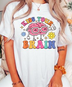 Comfort Colors® Kiss Your Brain Shirt, Biology Teacher Shirt