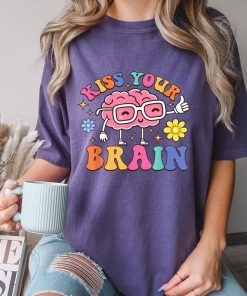 Comfort Colors® Kiss Your Brain Shirt, Biology Teacher Shirt