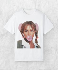 Britney Spears Bubble Bootleg Shirt Vintage Singer 90s Style Unisex