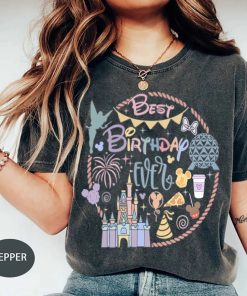 Best Birthday Ever Comfort Colors Shirt, Disney Castle Shirt