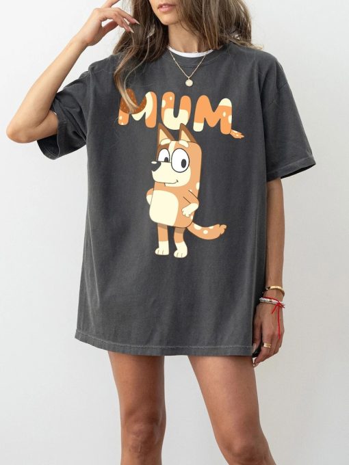 Mum Bluey Birthday Party TShirts Bluey Mom Shirt Bluey Family T-Shirt