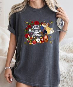 Comfort Colors® Retro Tale as Old as Time Shirt, Disney Princess Shirt